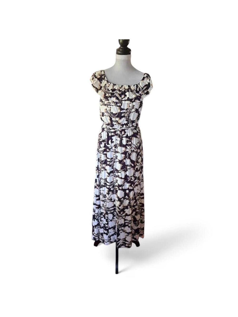 LOFT floral boho maxi dress Size S